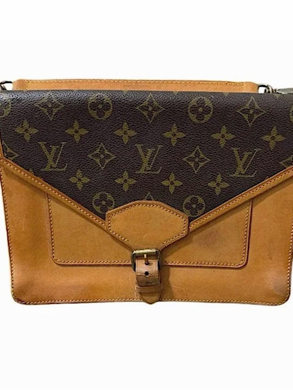 Authentic Louis Vuitton Vintage Sac Biface 2 Way Crossbody Bag - Picture 3 of 9